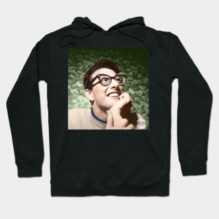 Buddy Holly - 1958 Colorized Sticker Hoodie